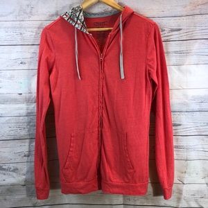 Apostasy Red Zipper Sweater Size S